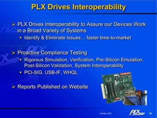 Plx Technology PLX Technology Company Overview | PDF