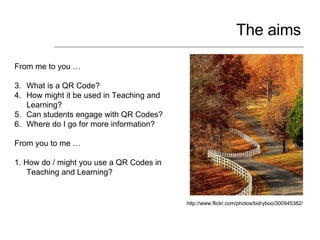 QR codes as a learning technology | PPT
