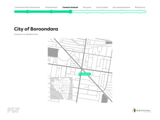 City of Boroondara
Context to Melbourne
ORS Group
Deepdene
Kew East
Kew
Hawthorn
Balwyn North
Balwyn
Surrey
Hills
Canterbury
Hawthorn
East
Camberwell
Glen Iris
Ashburton
 