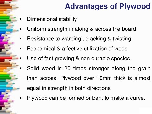 plywood manufacturing types uses