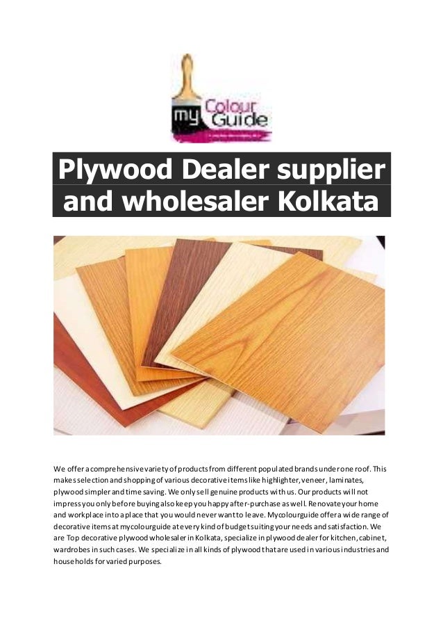 Plywood dealer supplier and wholesaler kolkata