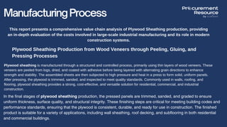 Sheathing Process Plywood Sheathing Manufacturing Plant Project Report | PDF