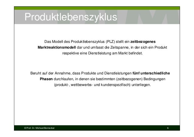 produktlebenszyklus prof dr michael bernecker