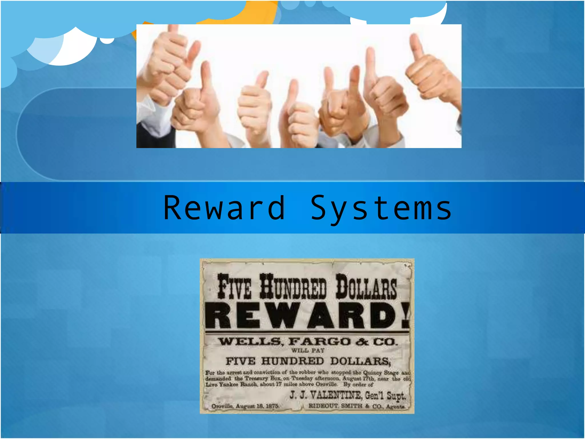 Reward Systems

 