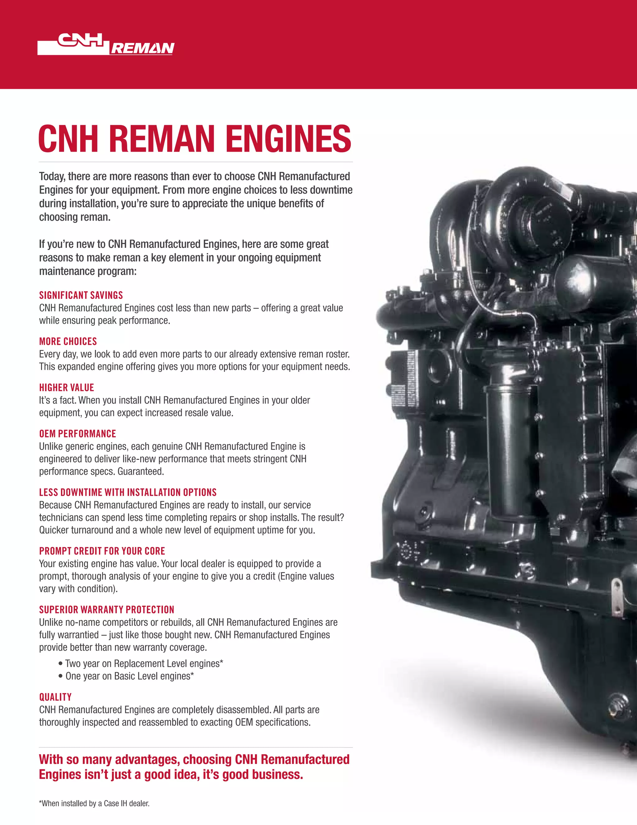 Ps Engine Pm 14867 ps-reman_engine_cih_fa | PDF