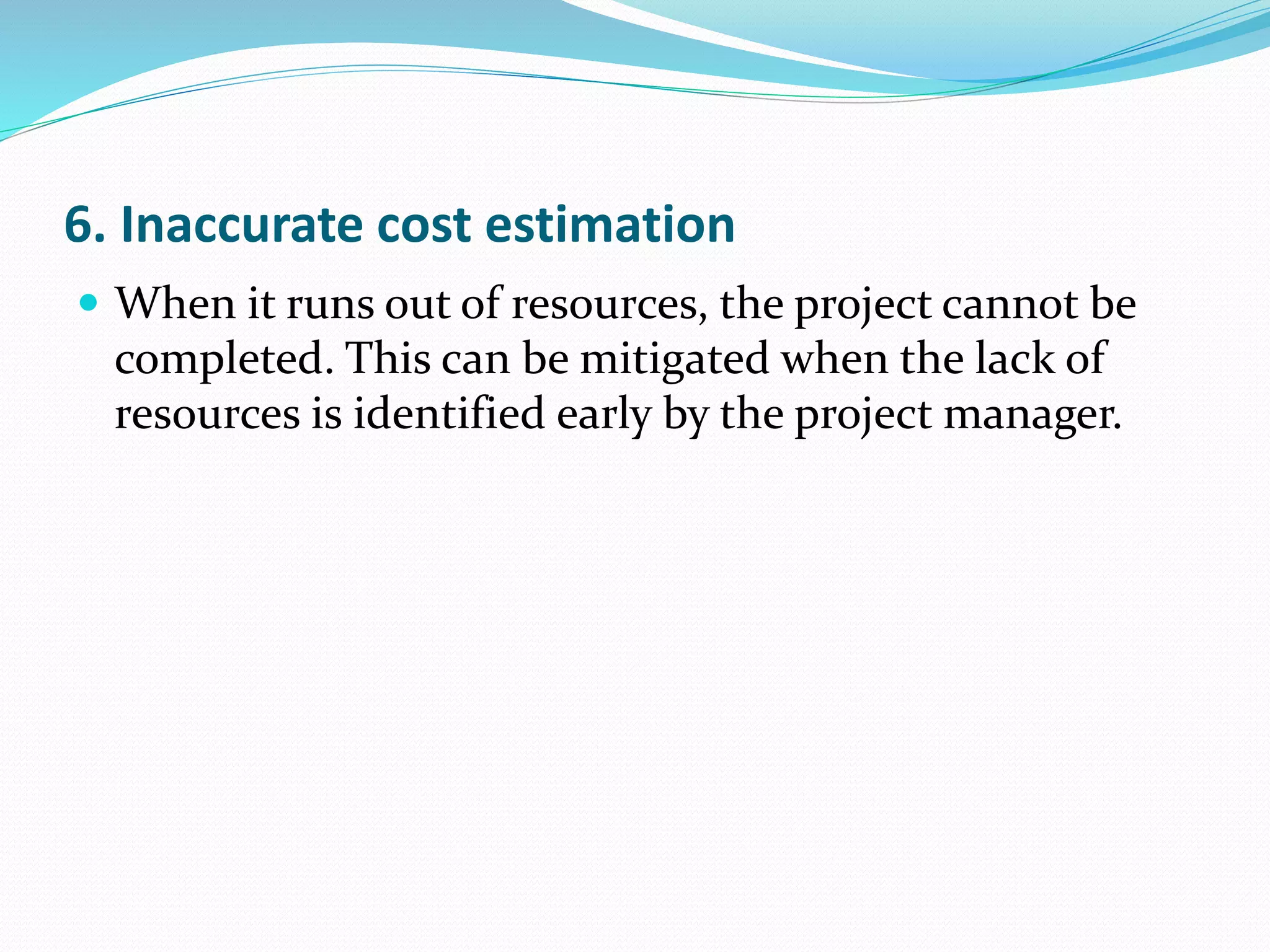 10 causes of project failure. | PPTX
