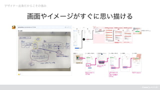デザイナー出身だからこその強み
画面やイメージがすぐに思い描ける
 