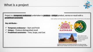 Project Uniqueness Example Project Management - An Introduction | PPTX