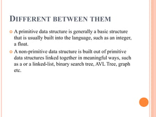 data structure details of types and .ppt