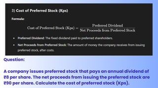 PM- Capitalization and its components, importance and limitations | PDF
