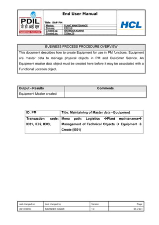 Pm end-user-manual | PDF