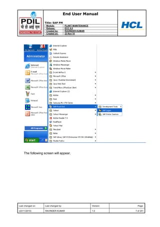 Pm end-user-manual | PDF
