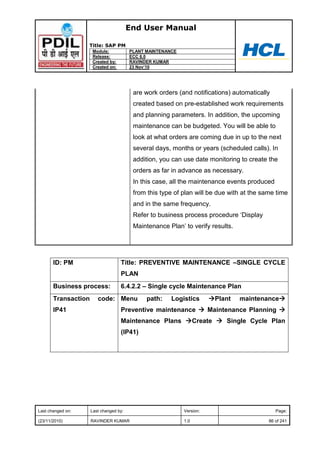 Pm end-user-manual | PDF