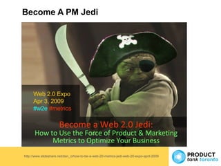 Product Management Metrics | Saeed Khan | ProductTank Toronto | PPT