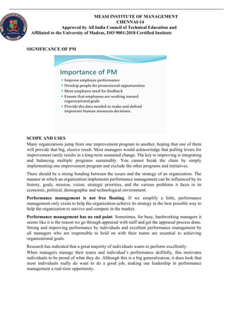 Performance Management Notes for MBA Students | PDF
