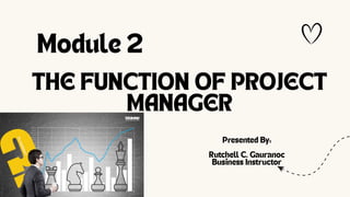 Project Management - Module 2 what is planning | PDF