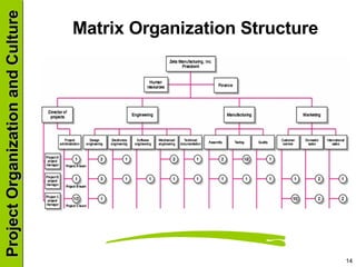 Matrix Organization Structure 