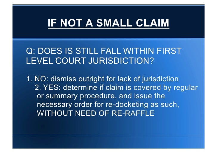 RRT 2010 Rule of Procedure for Small Claims Cases