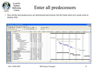 MS Project Example. Project Management ppt | PPT