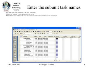 Ms Project Complex Examples MS Project Example. Project Management ppt | PPT