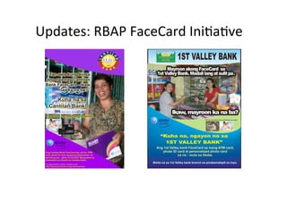 Updates: RBAP FaceCard IniLaLve  
 