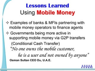 Mobile Money: Global Perspective | PPTX