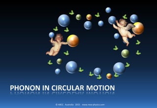 © ABCC Australia 2015 www.new-physics.com
PHONON IN CIRCULAR MOTION
 