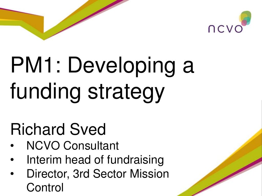 Developing A Funding Strategy developing-a-funding-strategy