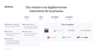 © 2019 SendBird
센드버드는
 