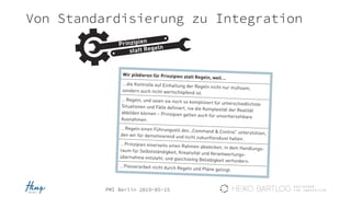 PMI Berlin 2019-05-15
Von Standardisierung zu Integration
 