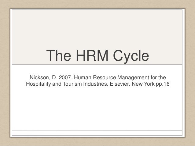 The HRM Cycle
