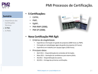 A IPMA.|3O Project ManagementInstitute (PMI).© pm2all 2010PM2ALL.blogspot.com | grupo2all@gmail.com