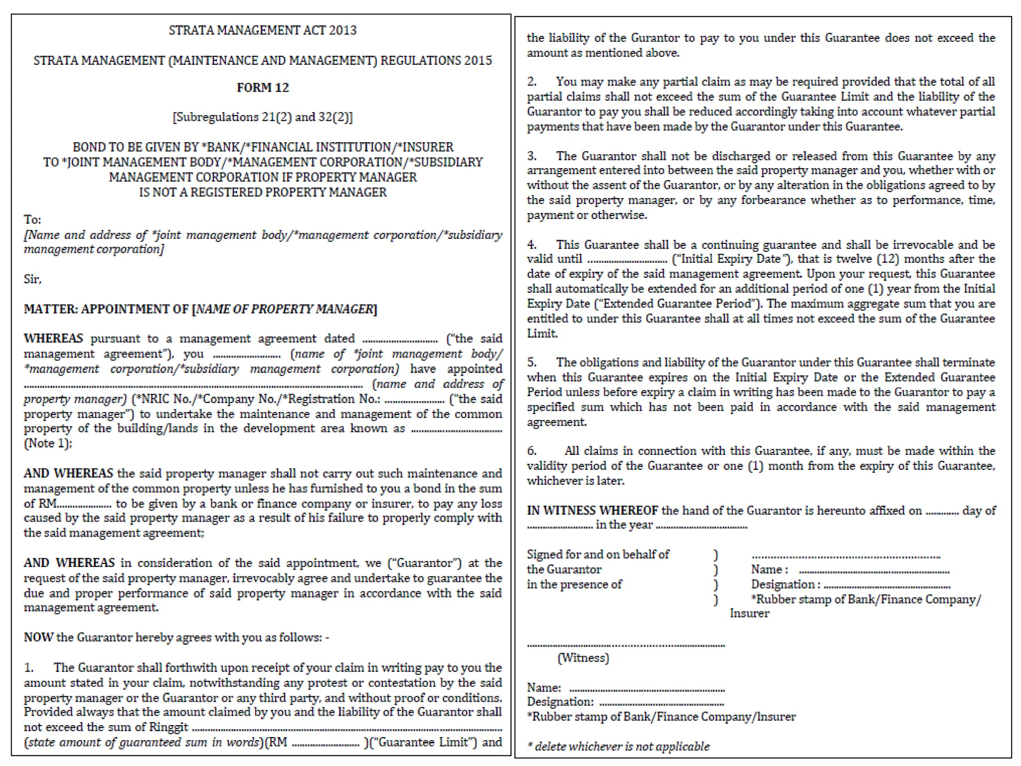 PSM - Strata Management Regulations 2015 | PPTX