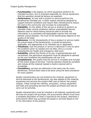 Pm4dev Project Management Pm4 dev project_quality_management | PDF
