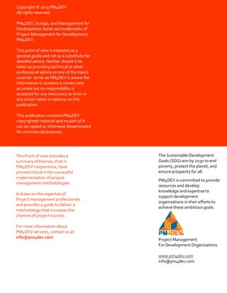 Pm4dev Project Management Pm4 dev the_project_managment_processes | PDF