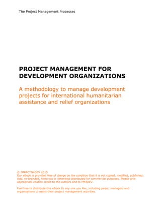 Pm4dev Project Management Pm4 dev the_project_managment_processes | PDF