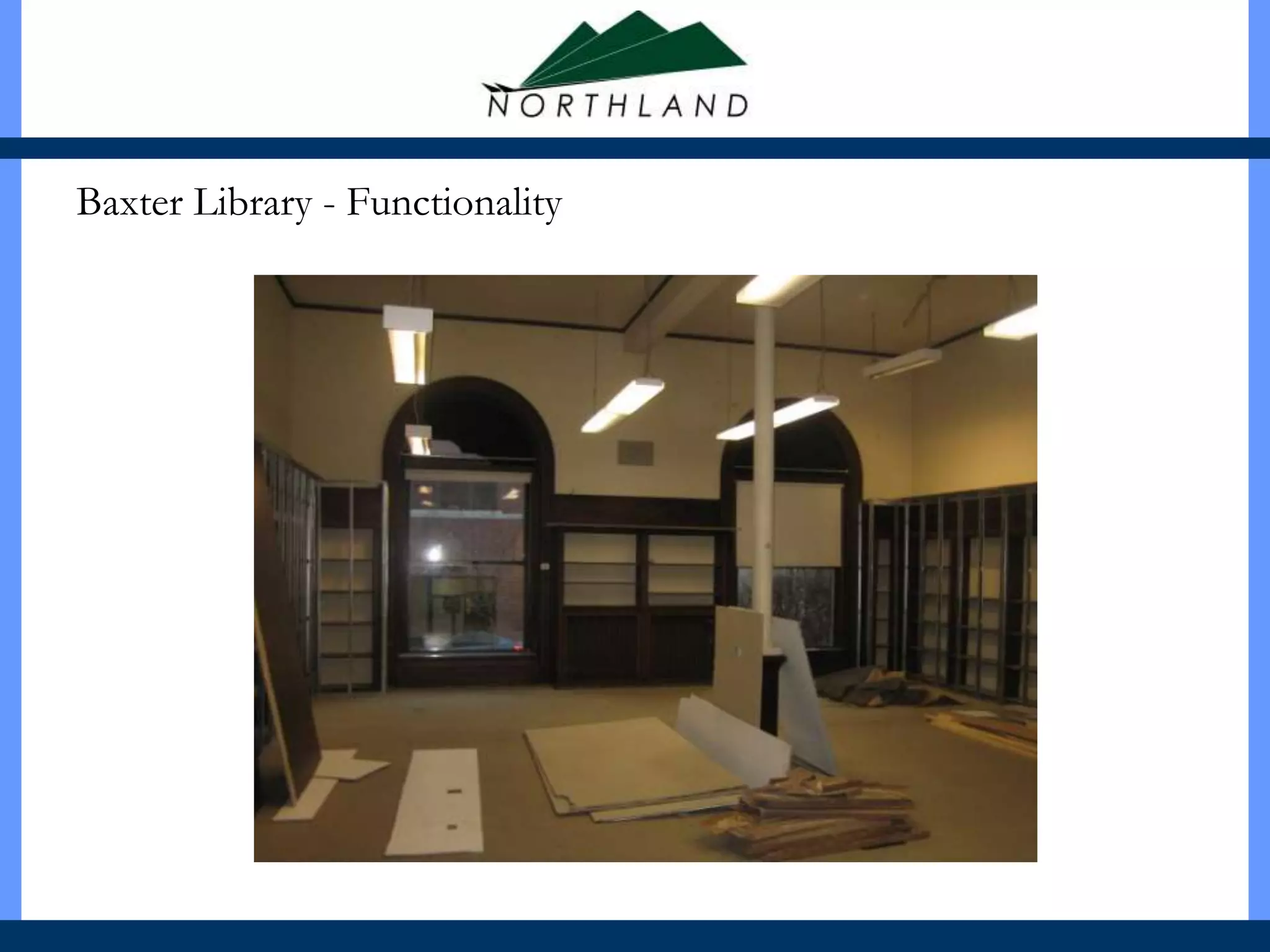 Baxter Library - Functionality
 