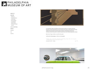 philamuseum.org

20

 