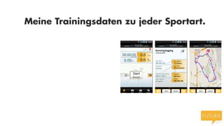 Meine Trainingsdaten zu jeder Sportart.

 