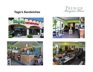 Togo’s Sandwiches
     g




12/23/2009             11
 