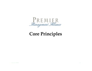 Core Principles




12/23/2009                     16
 
