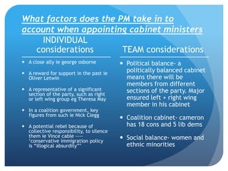 Pm and cabinet | PPTX