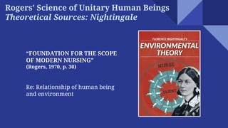 Unitray Science Martha Rogers: The Science of Unitary Human Beings | PDF