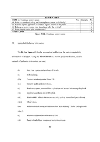 Oshms Checklist Pma salehuddin developing & implementing oshms | PDF