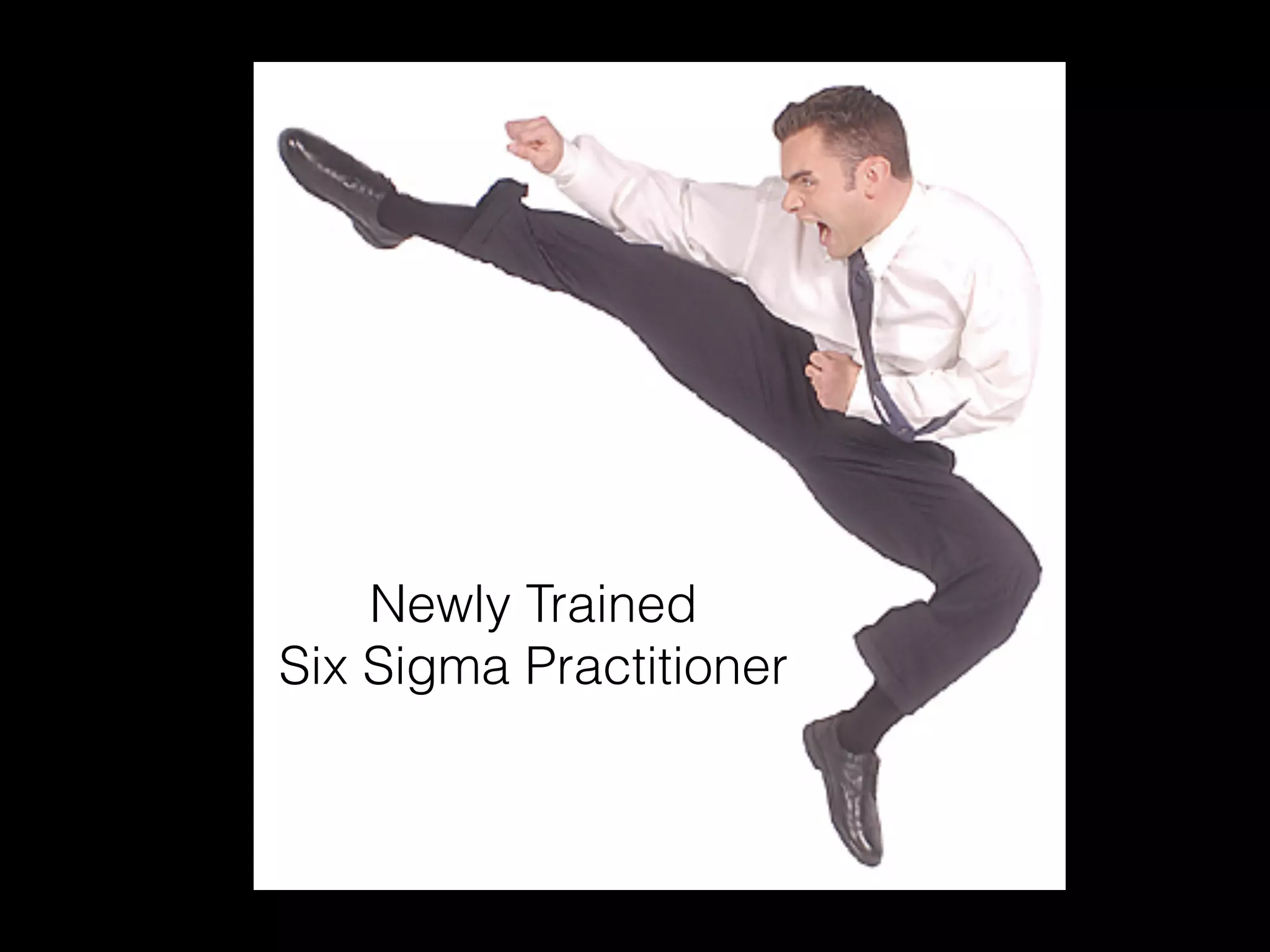 Newly Trained
Six Sigma Practitioner