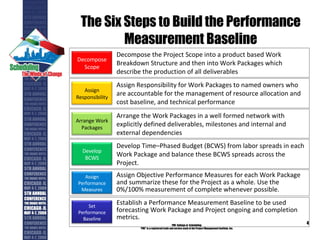 Establishing the Performance Measurement Baseline | PPT