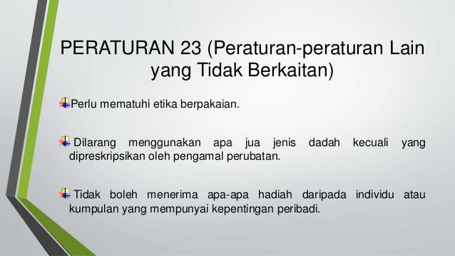 Pembentangan Kelakuan Dan Tatatertib