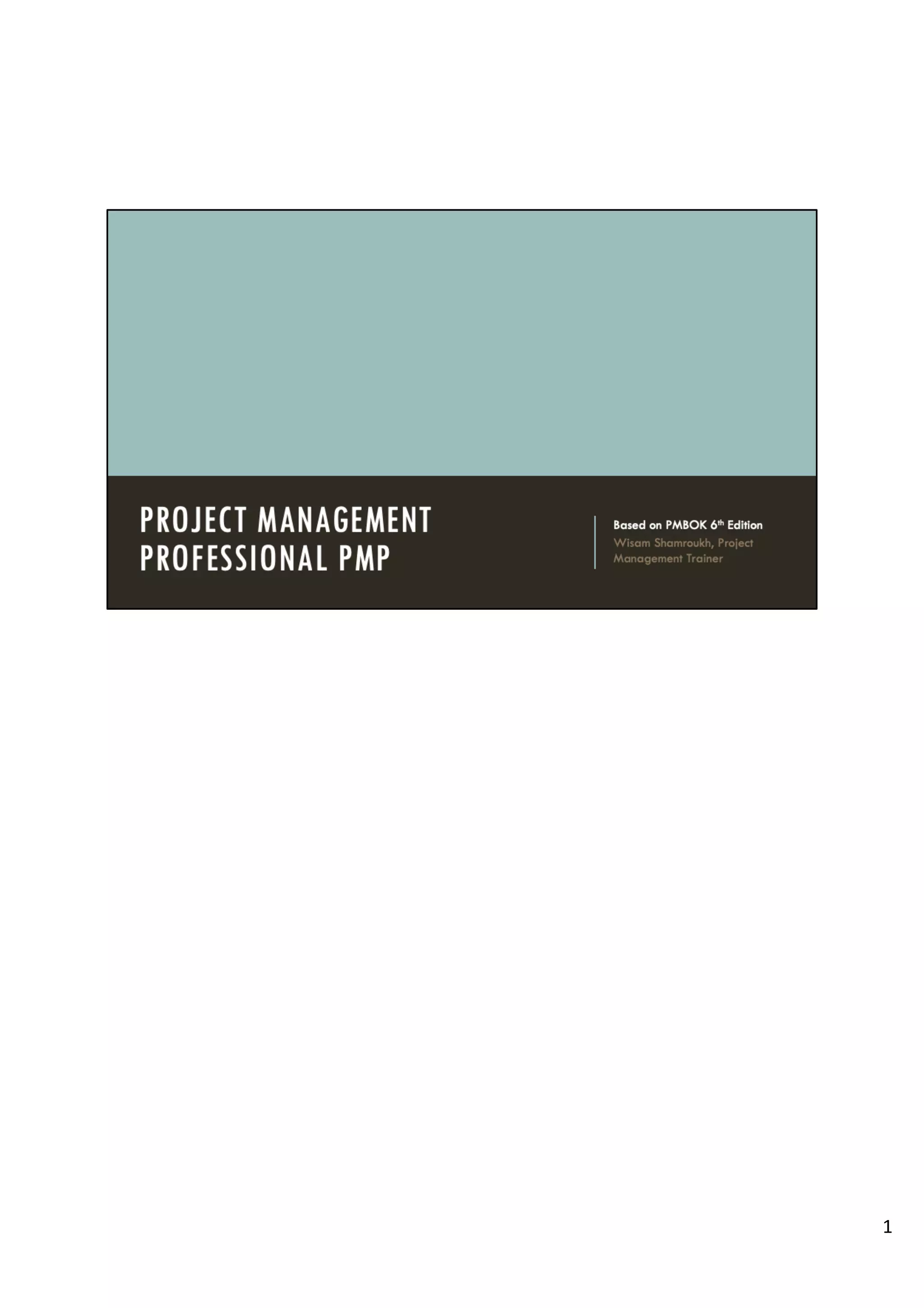 Pmbok 03 the role of the project manager | PDF
