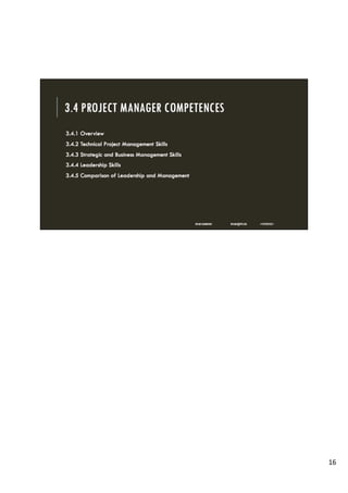 Pmbok 03 the role of the project manager | PDF