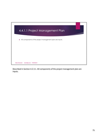 Pmbok 04 project integration management | PDF